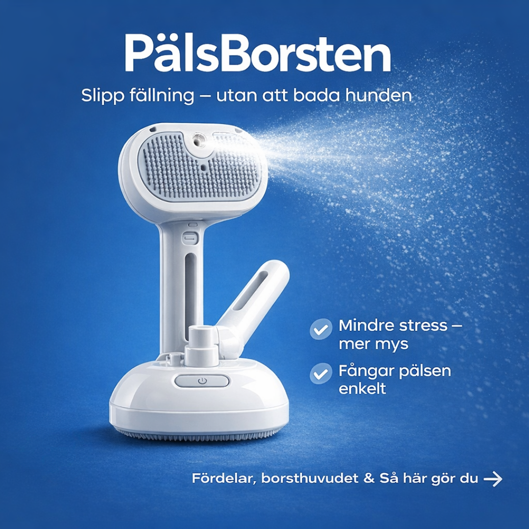 Pälsborsten - Bada Din Hund Utan Vatten